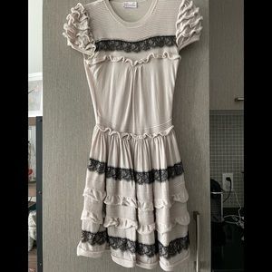 RED Valentino Wool-Knee Length Dress